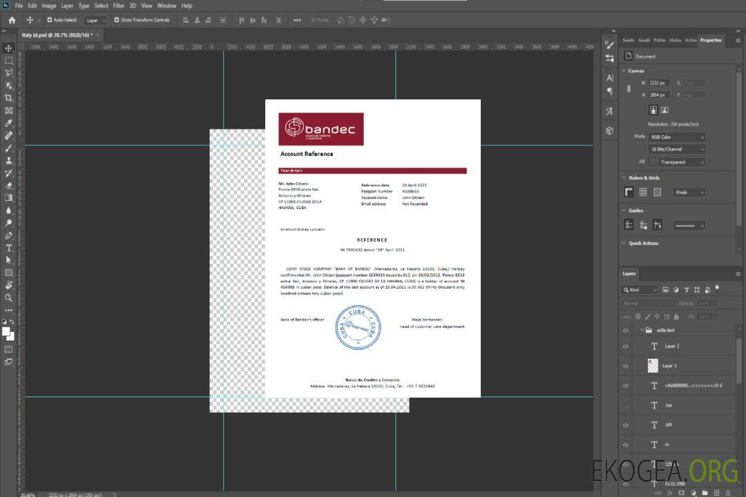 Cuba , Bandec , référence template